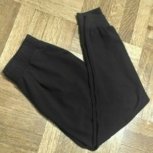 Bobeau Black silky-polyester Joggers